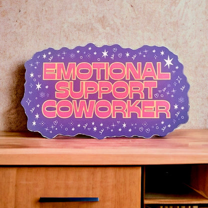 Emotional Support Coworker Sticker