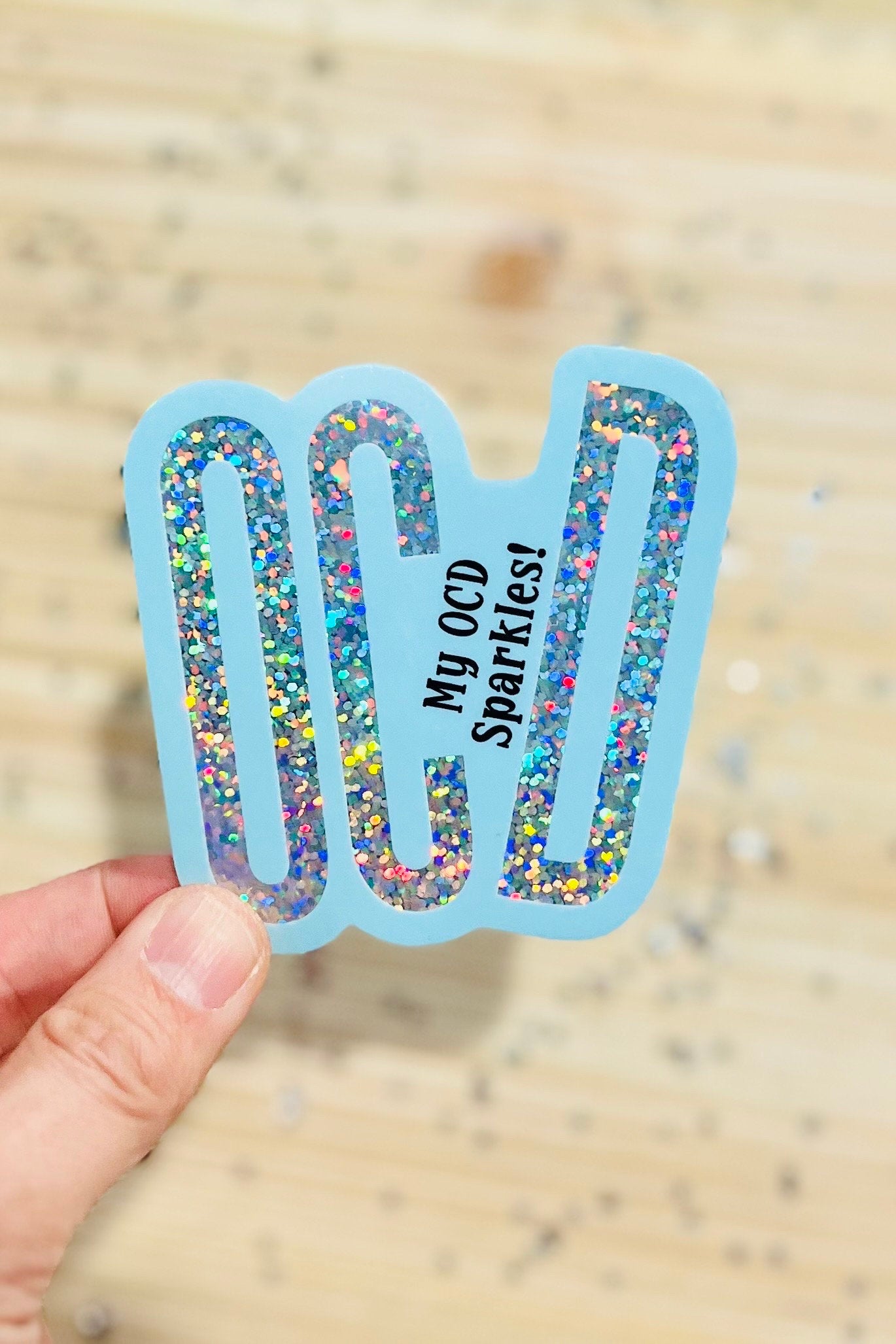 My OCD Sparkles - OCD Awareness Sticker