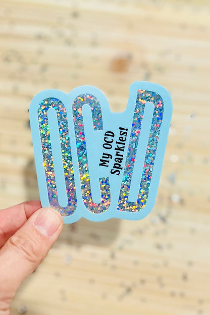 My OCD Sparkles - OCD Awareness Sticker
